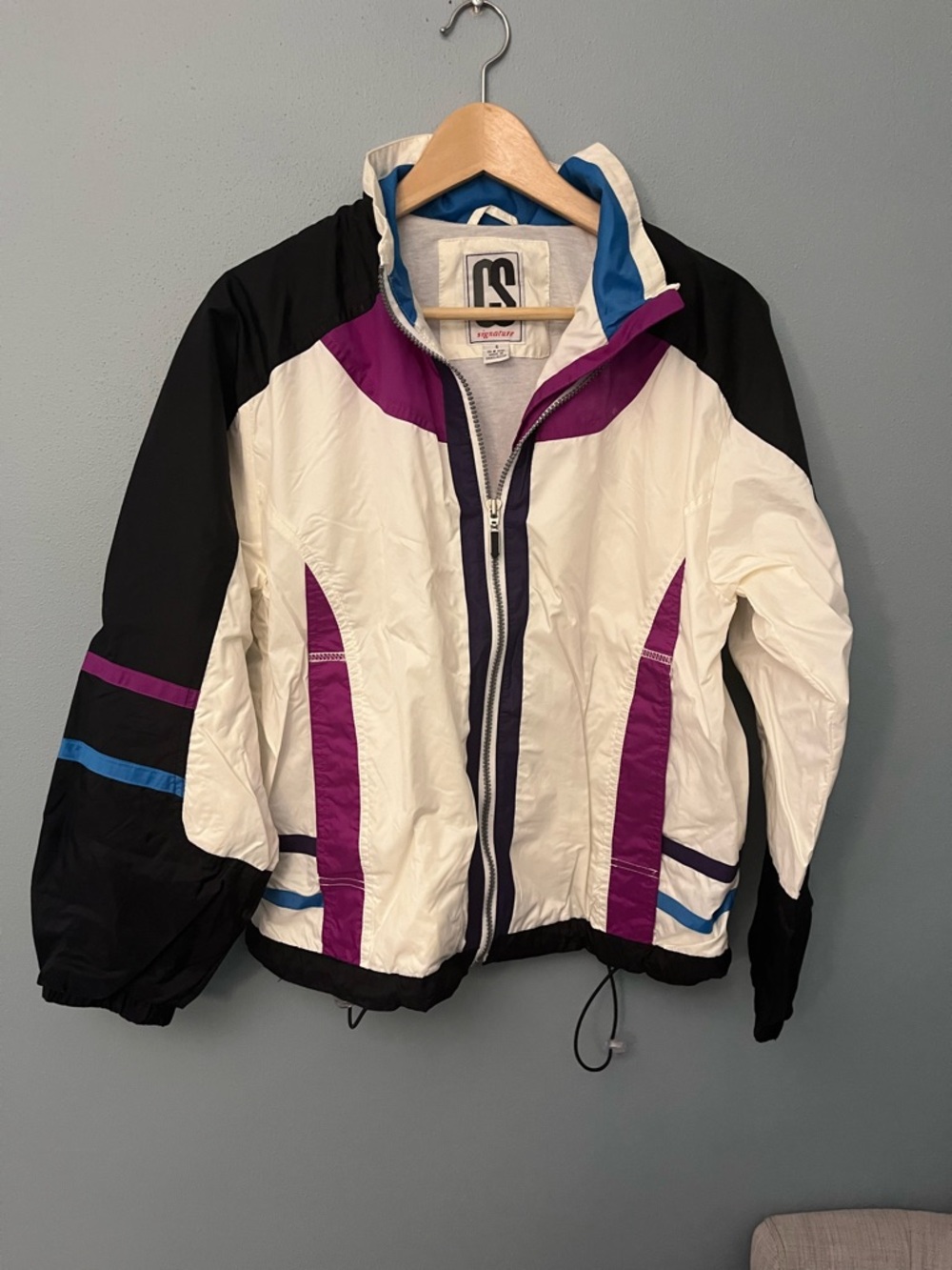 Vintage CS Signature Colorblock Windbreaker Jacket